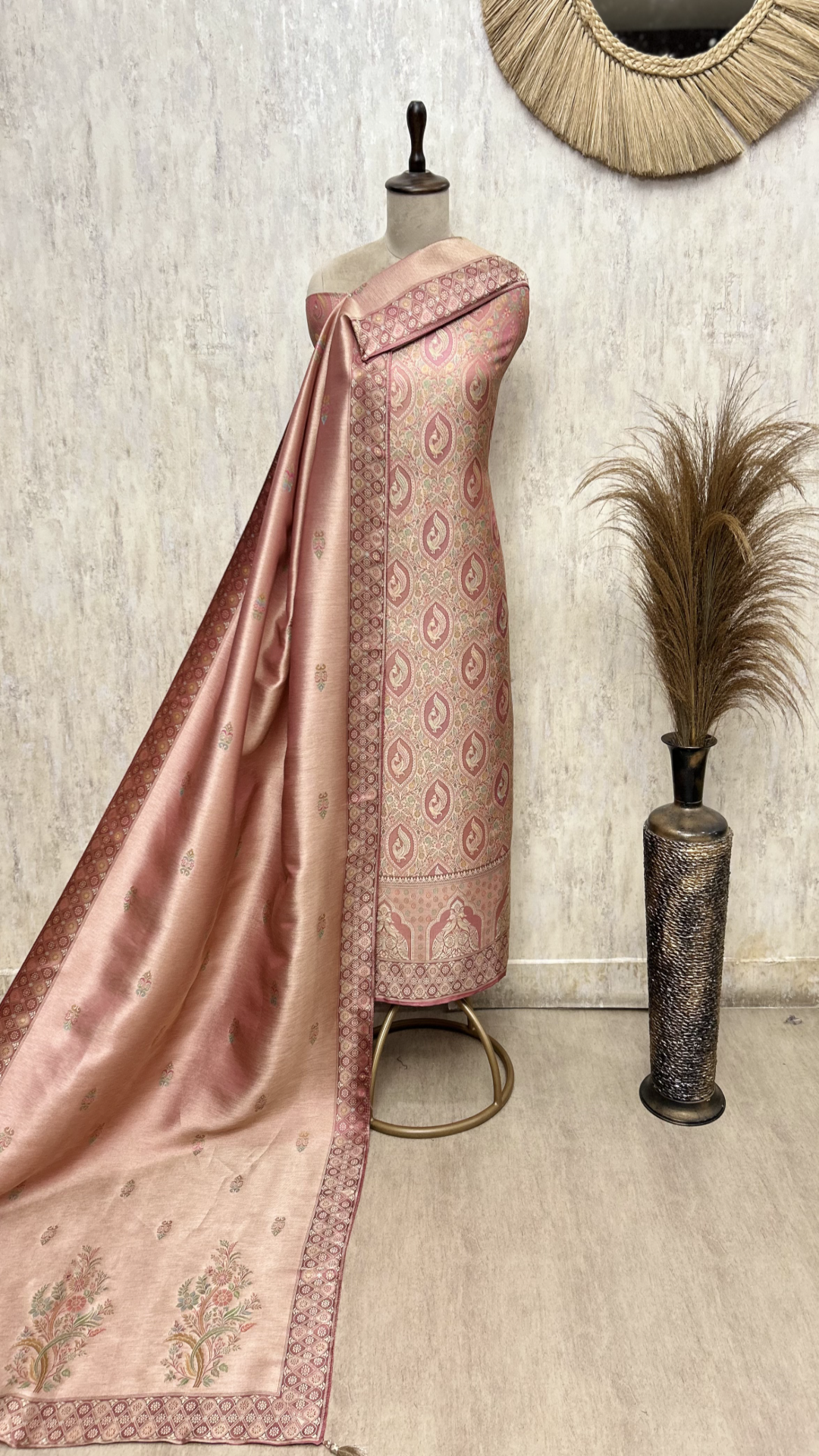 Noorika Brocade Silk Unstitched Suit