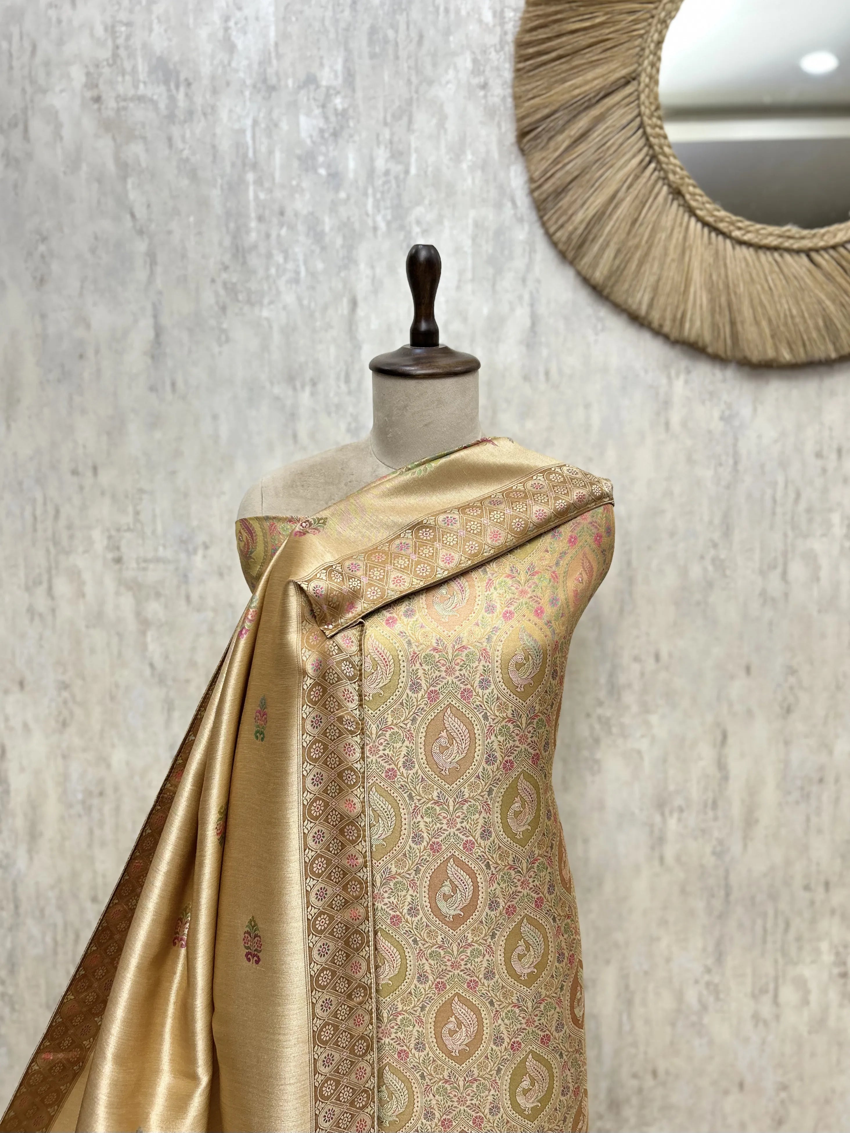 Noorika Brocade Silk Unstitched Suit