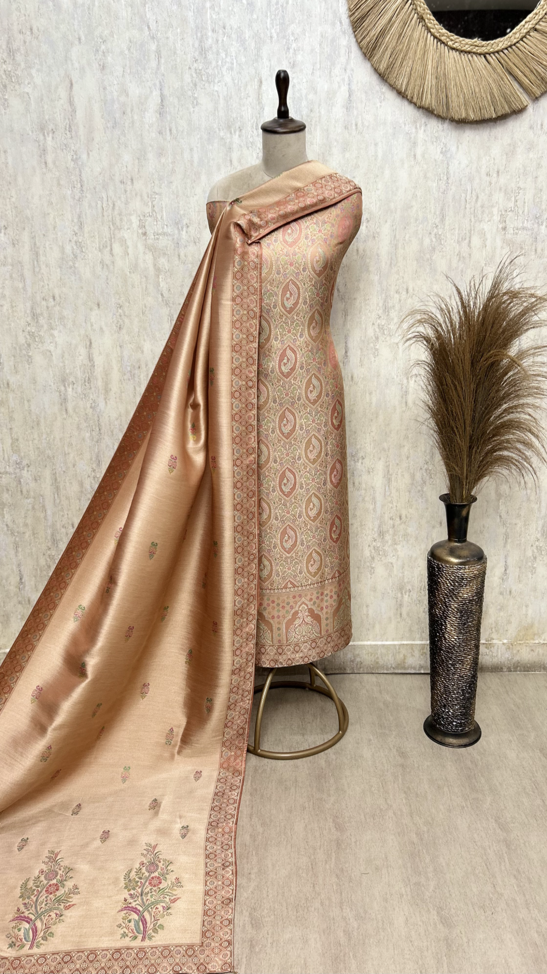 Noorika Brocade Silk Unstitched Suit