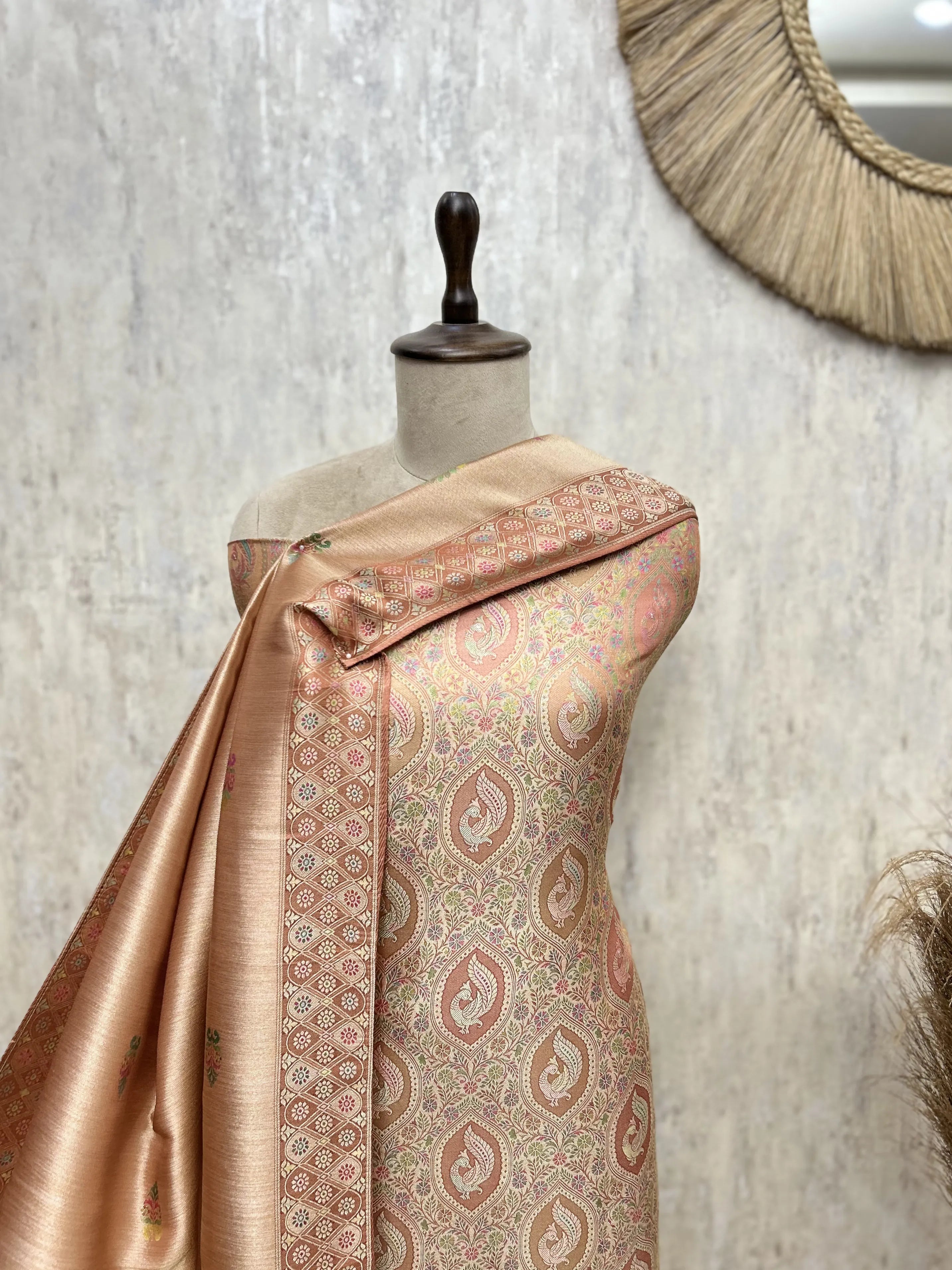 Noorika Brocade Silk Unstitched Suit