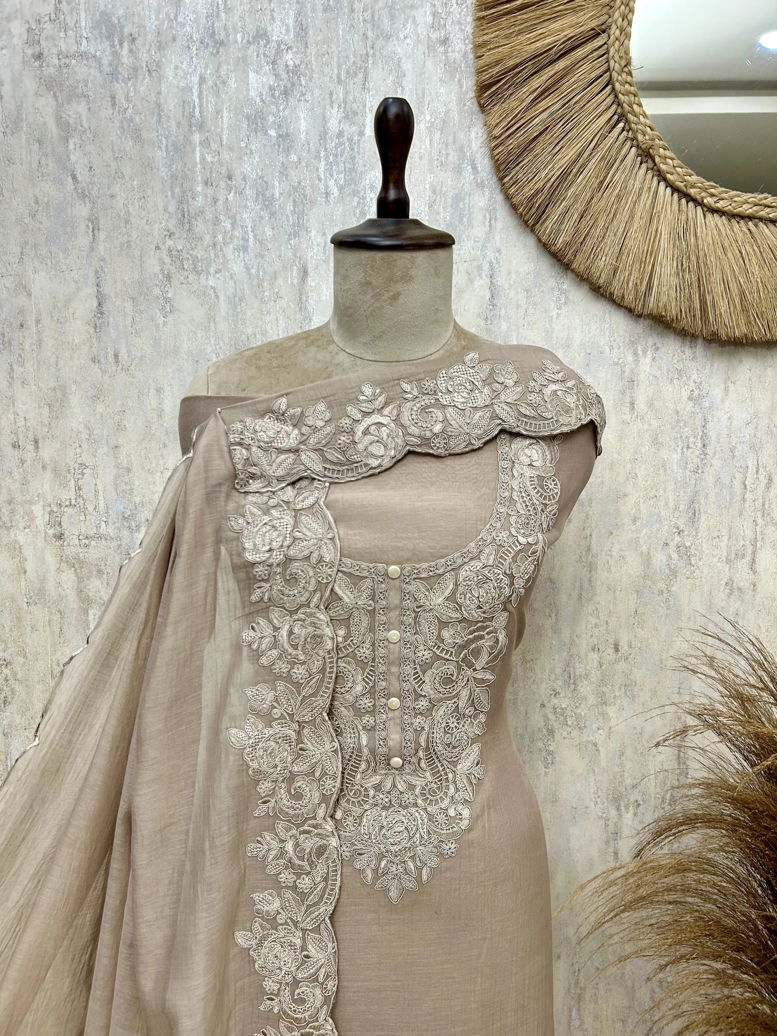 Elegant Ensemble Mul cotton Unstitched suit