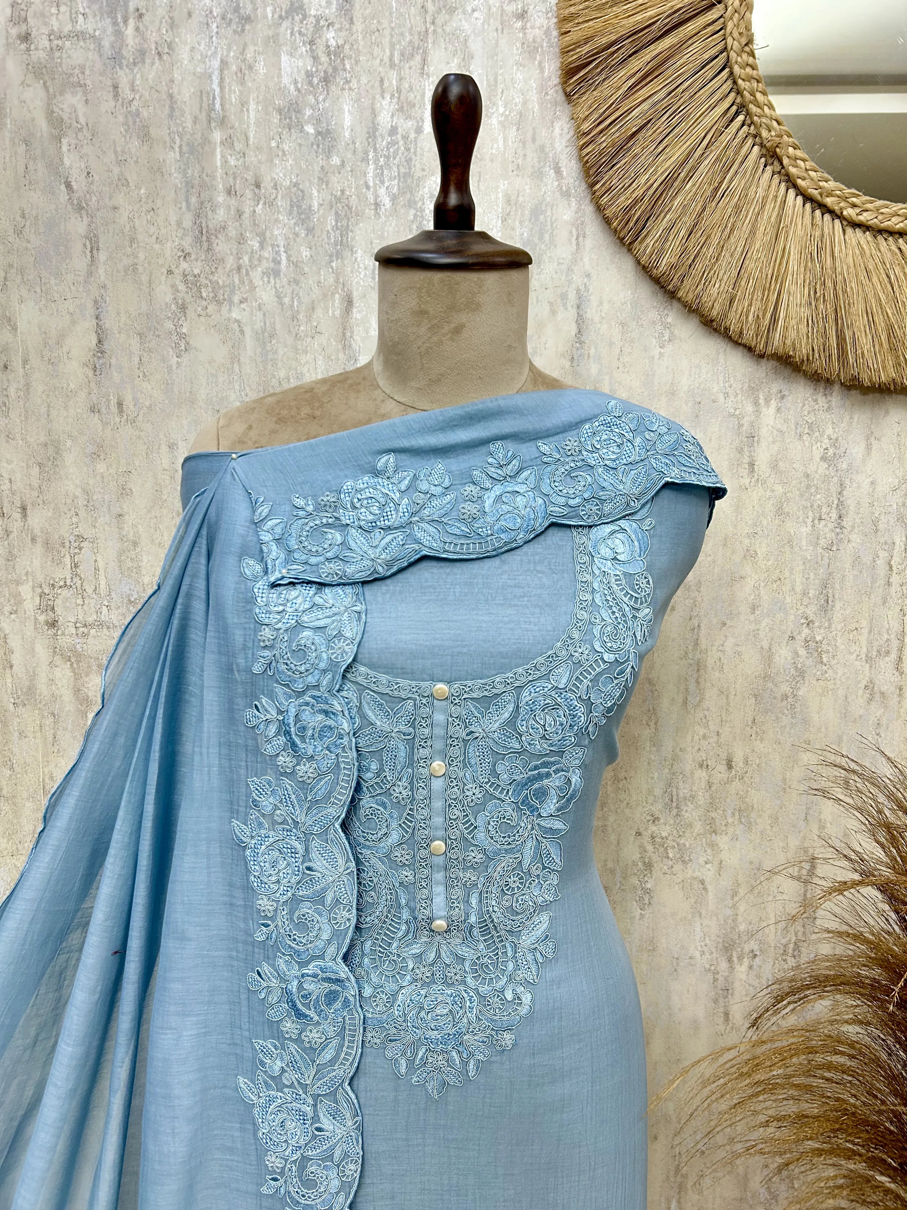 Elegant Ensemble Mul cotton Unstitched suit