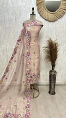 Timeless Ethnic Elegance Crush tissue Unstitched suit