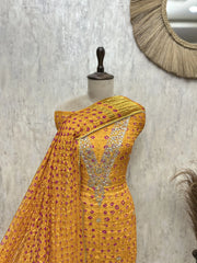 Elegant Tafetta Silk Unstitched Suits