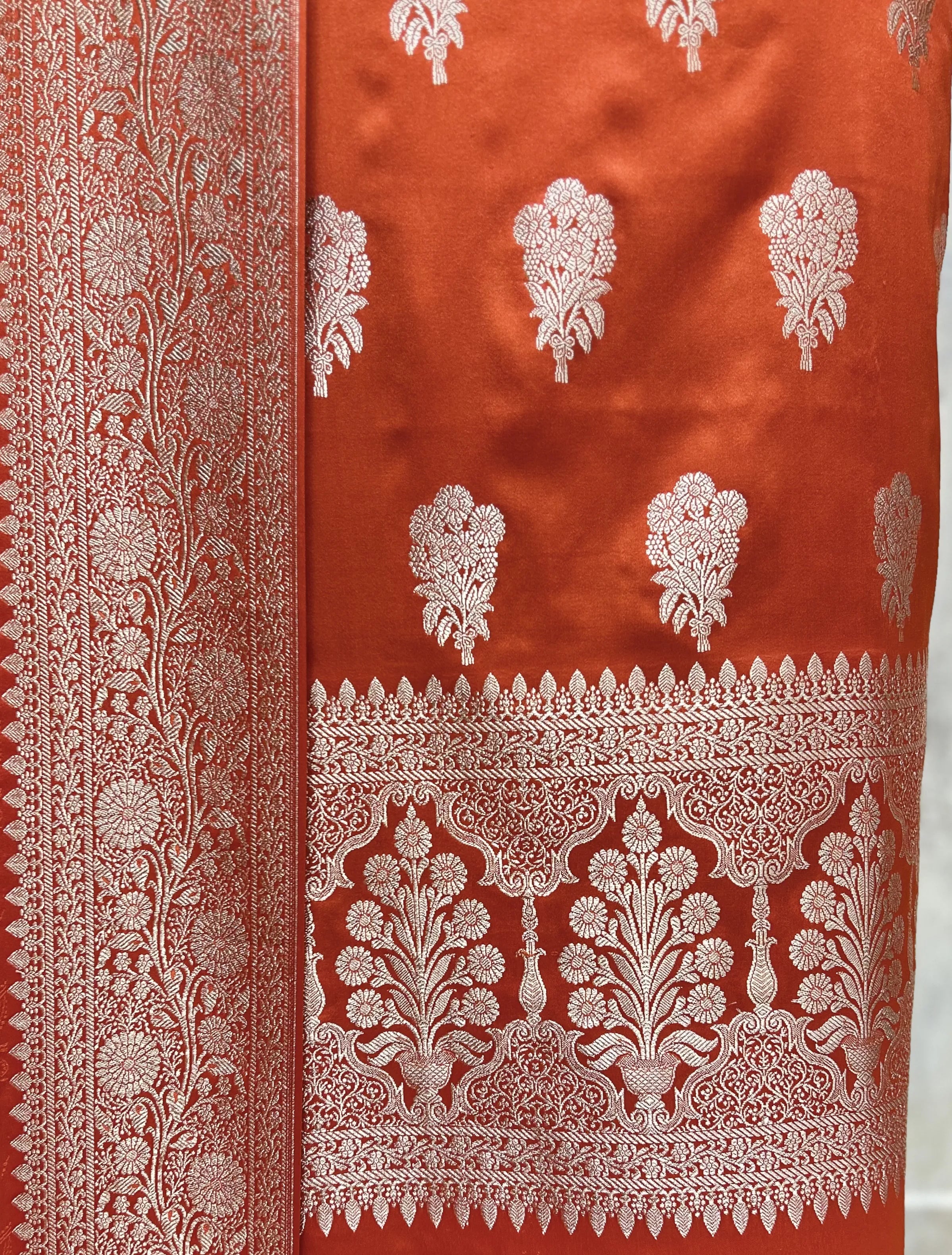 Illustrious Banarasi Silk Unstitched Suits