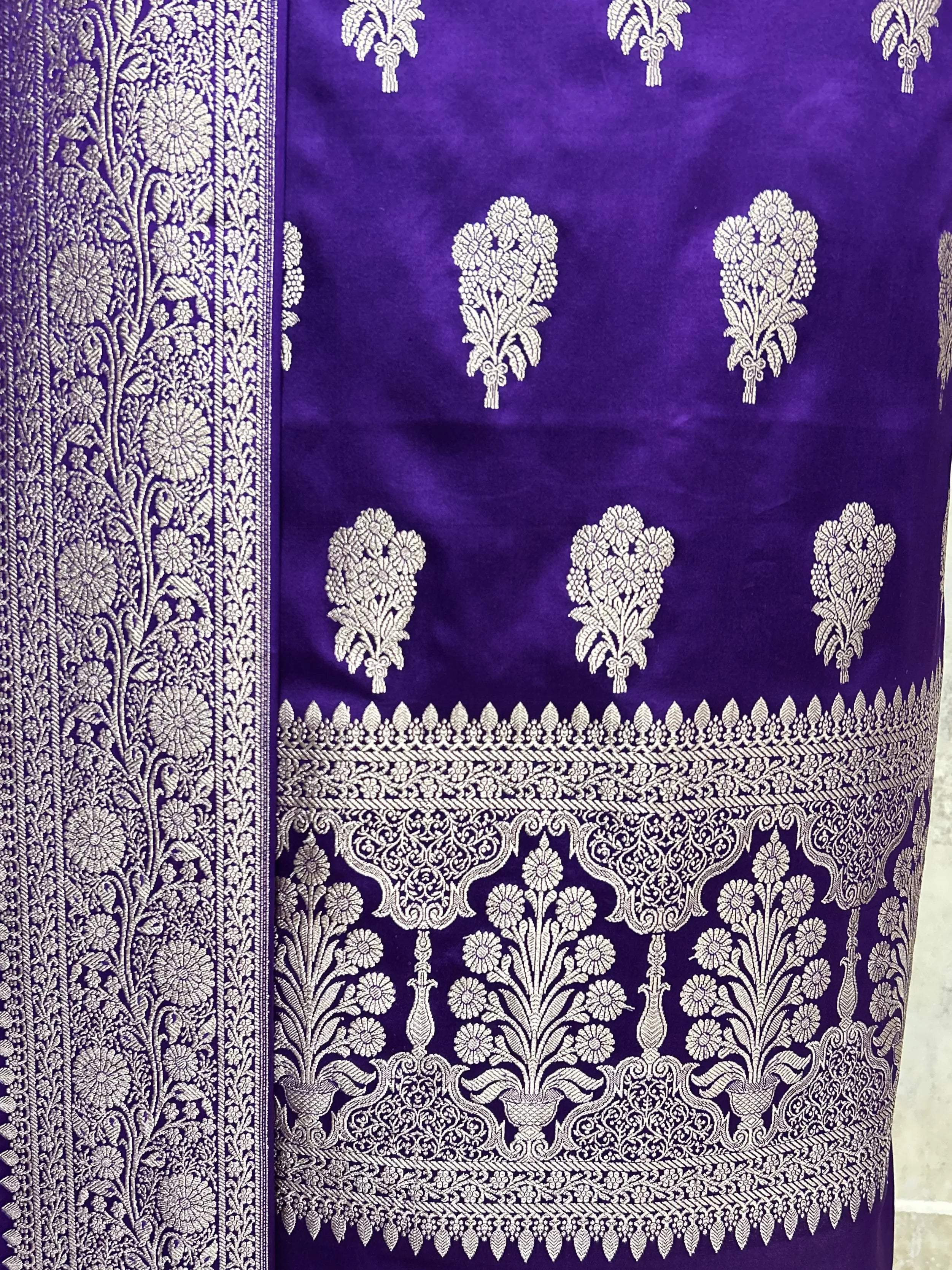 Illustrious Banarasi Silk Unstitched Suits