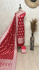 Illustrious Banarasi Silk Unstitched Suits