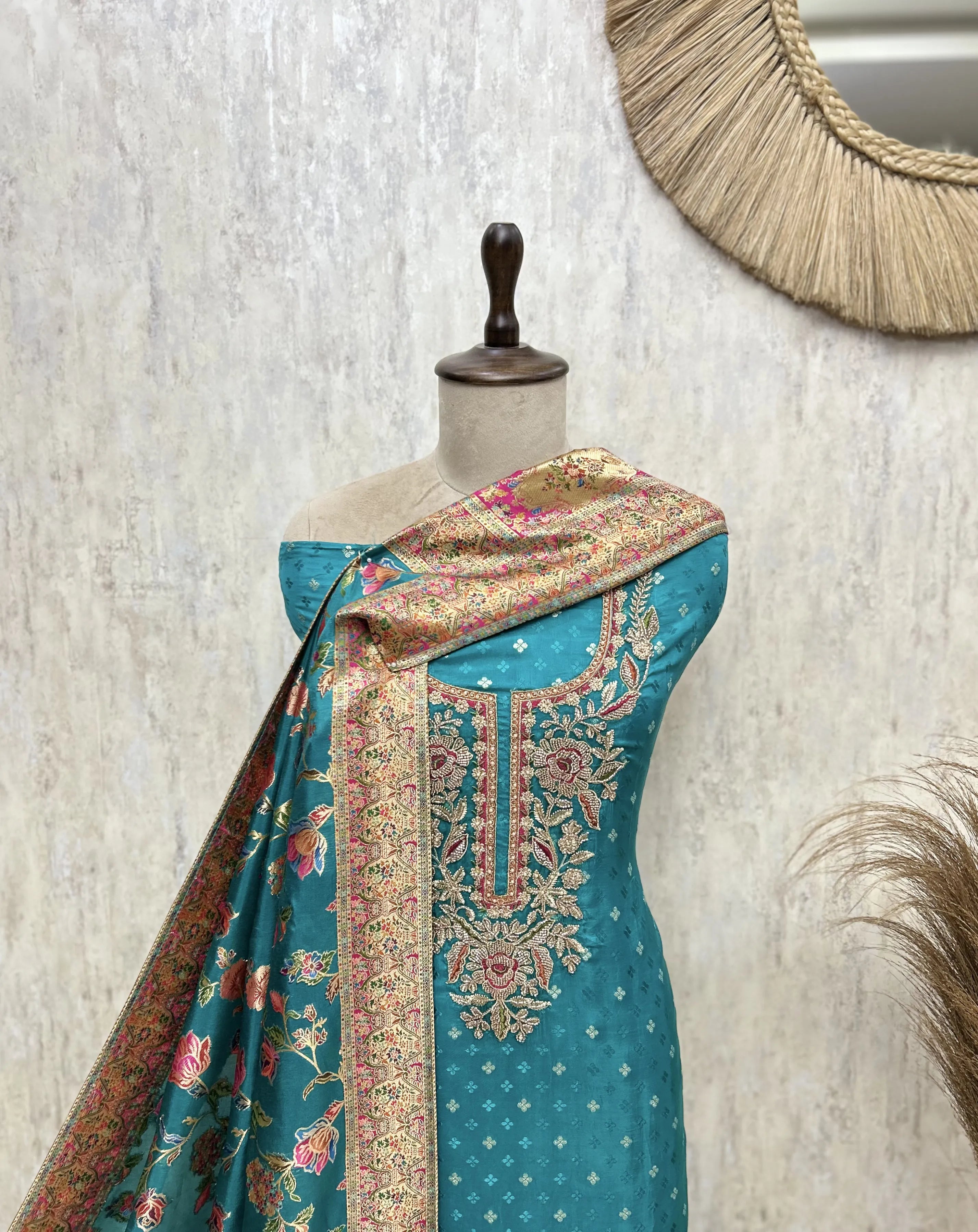 Royal Botanica Dola silk  Unstitched Suits