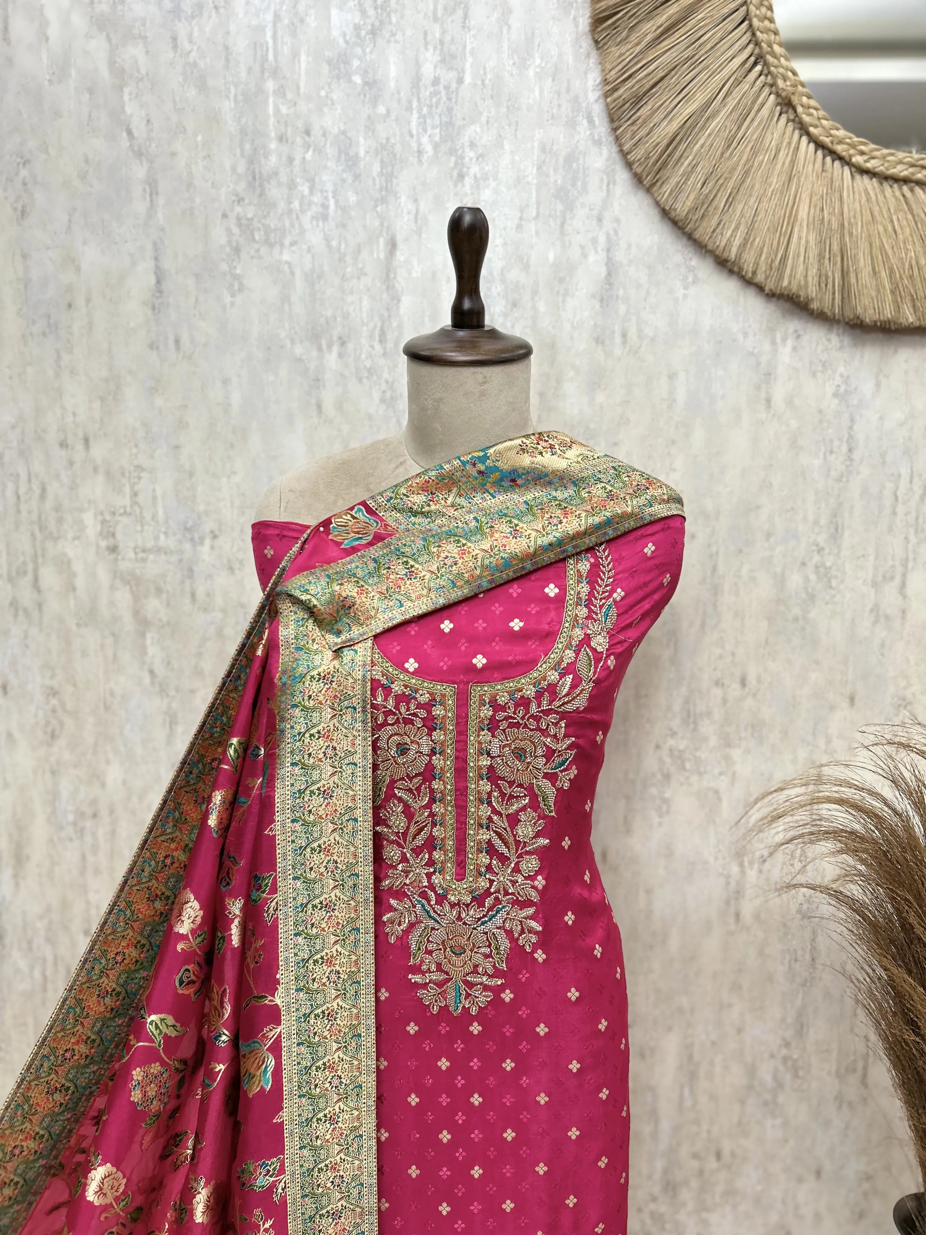 Royal Botanica Dola silk  Unstitched Suits