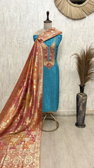 Timeless Grandeur Dola Silk Unstitched Suits