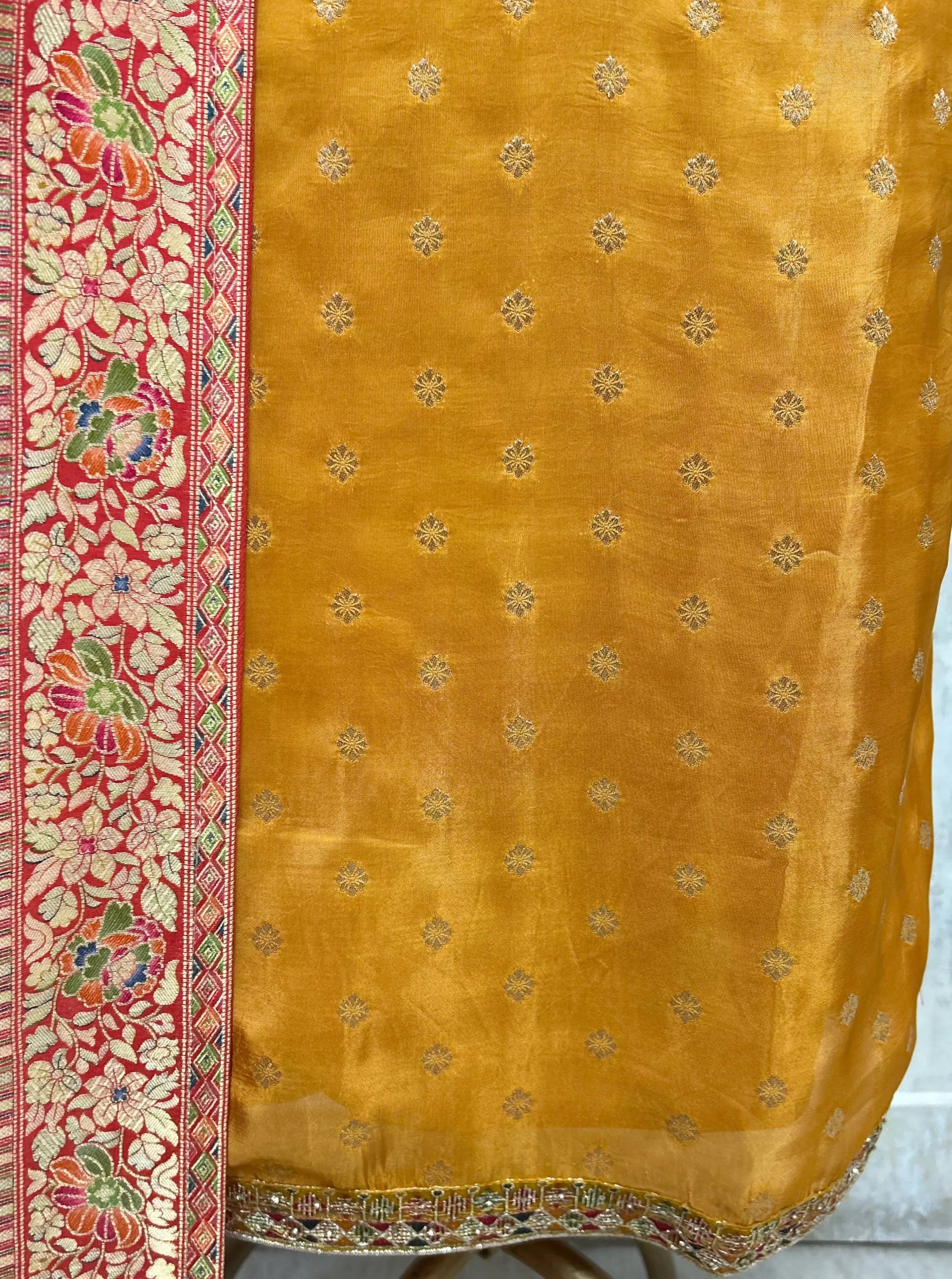 Timeless Grandeur Dola Silk Unstitched Suits
