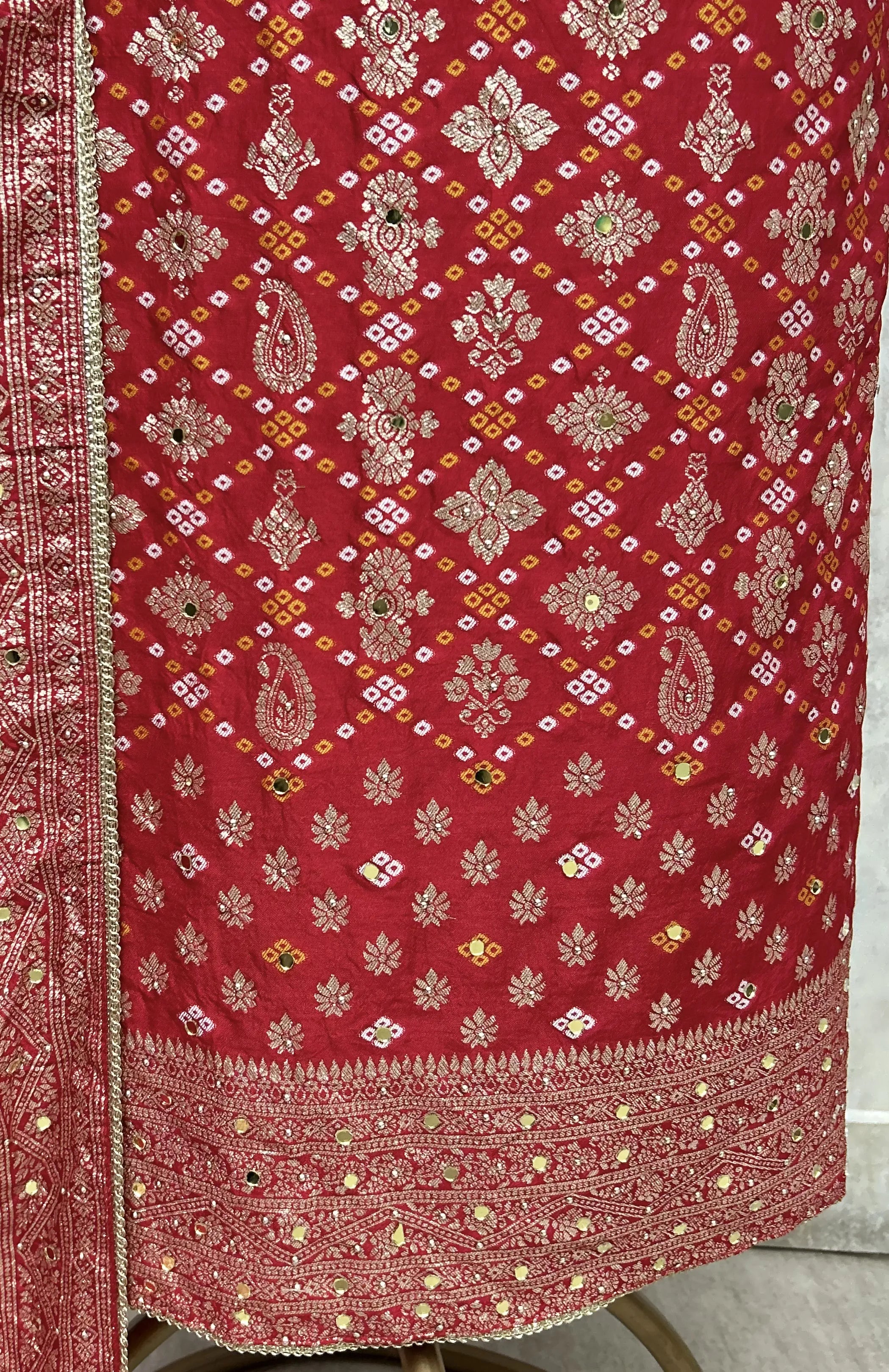 Regal Floral Dola silk Unstitched Suits