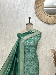 Ornate Allure Dola Silk Unstitched Suits