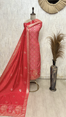 Ornate Allure Dola Silk Unstitched Suits