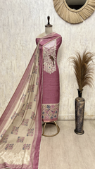 Botanical Opulence Maheshwari  Unstitched Suits