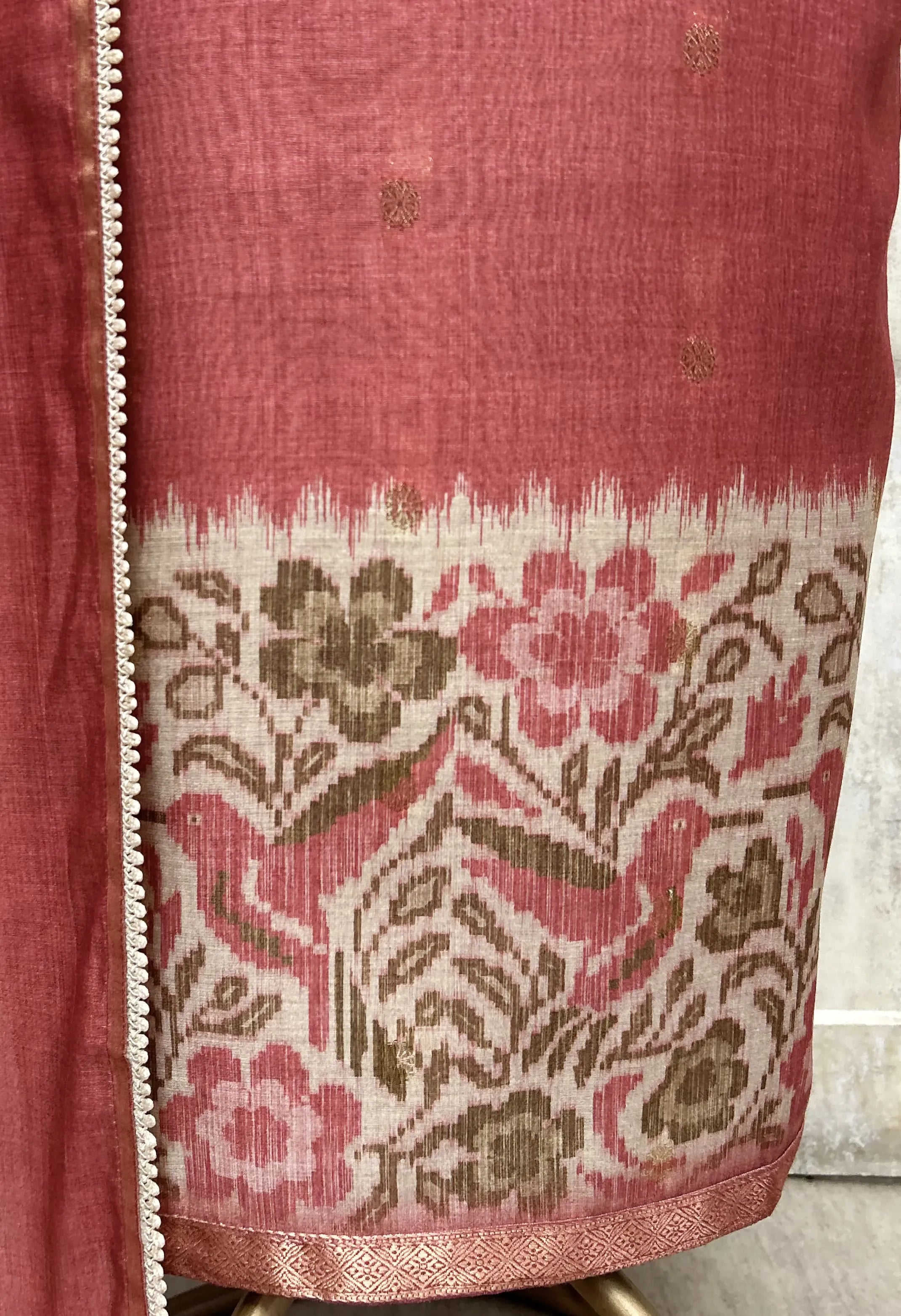 Botanical Opulence Maheshwari  Unstitched Suits