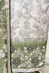 Botanical Poetry Tussar Unstitched Suits