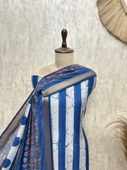 Regal Motif Maheshwari Unstitched Suit