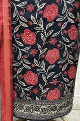 Heritage Bloom Maheshwari Unstitched Suit