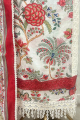 Traditional Pop Hues Mul chanderi Unstitched suit