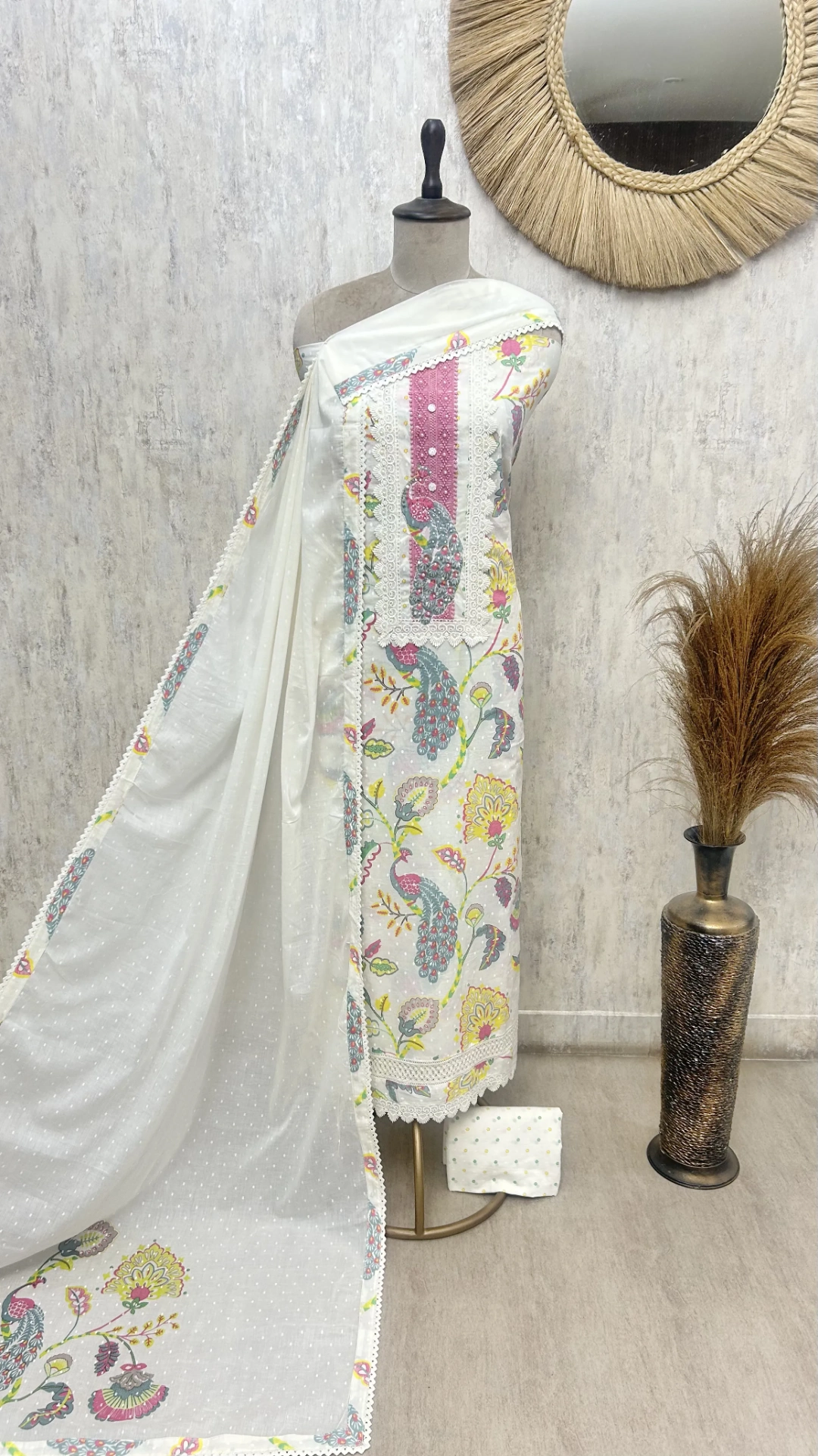 Royal Print Grace Cotton Unstitched suit