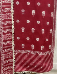 Golden Grace Muslin Unstitched suit