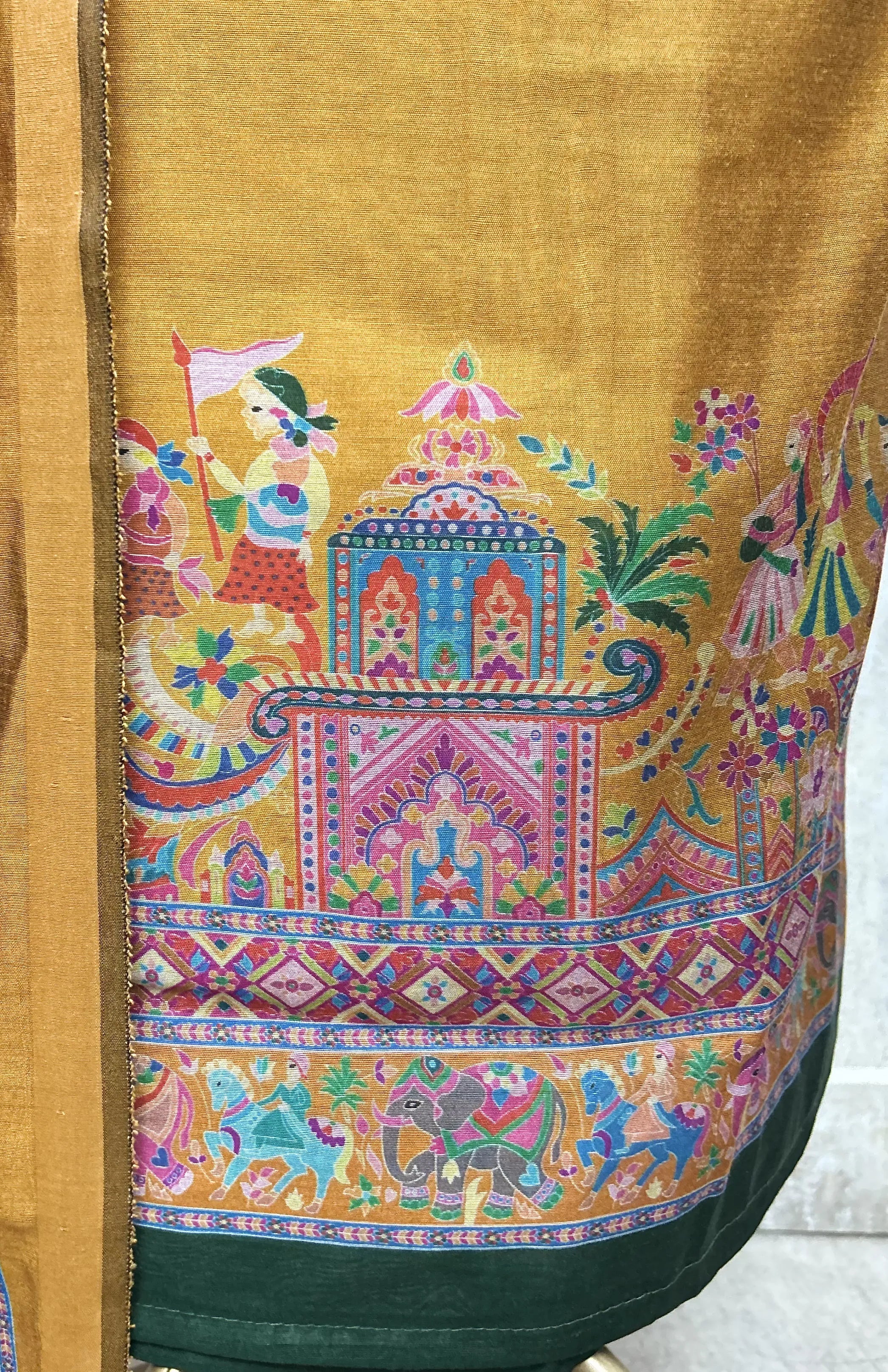 Heritage Panorama Maheshwari Unstitched Suit