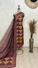 Geometric Heritage Maheshwari Suit