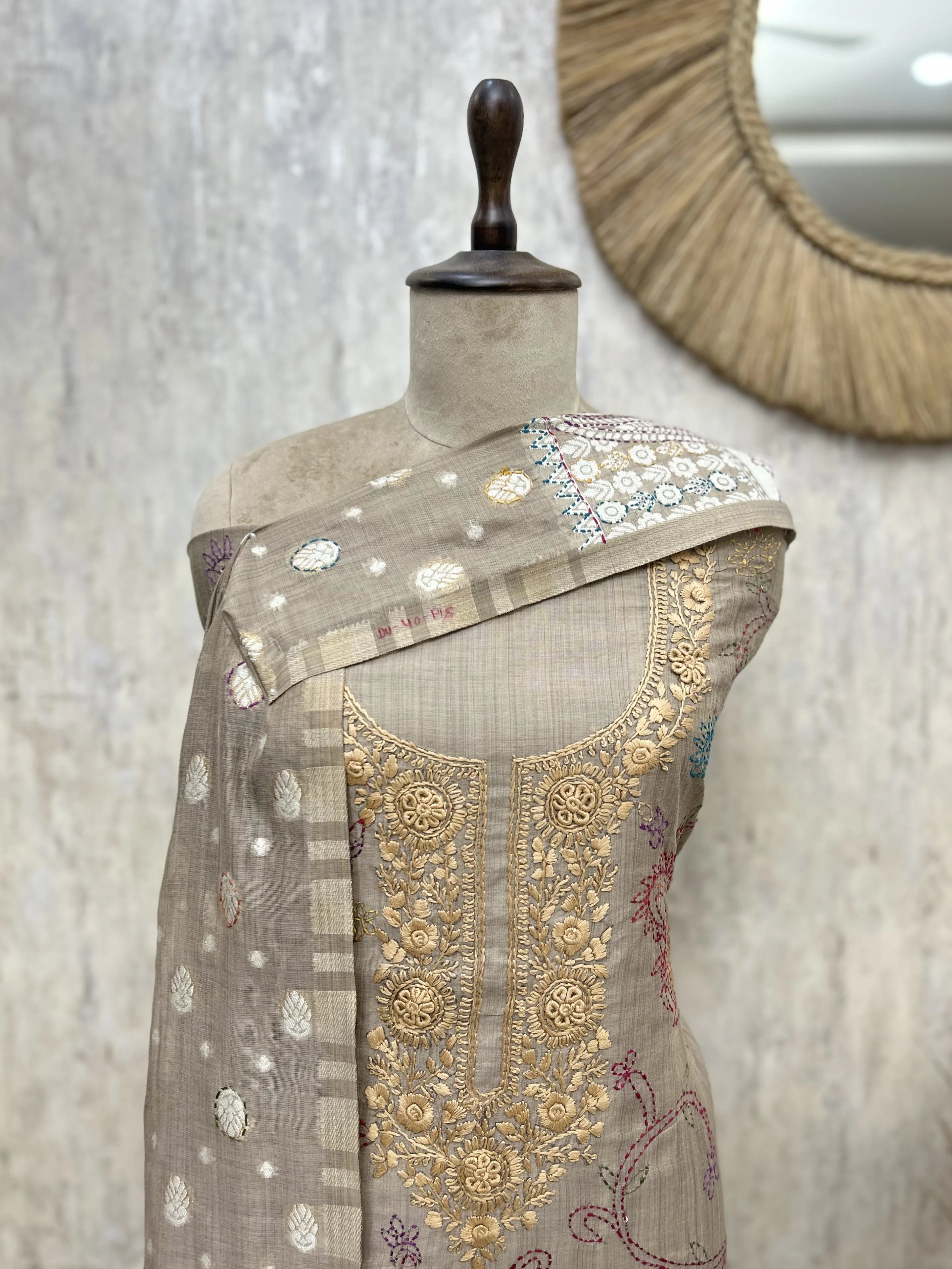 Soft Blush Heritage Unstitched Suit