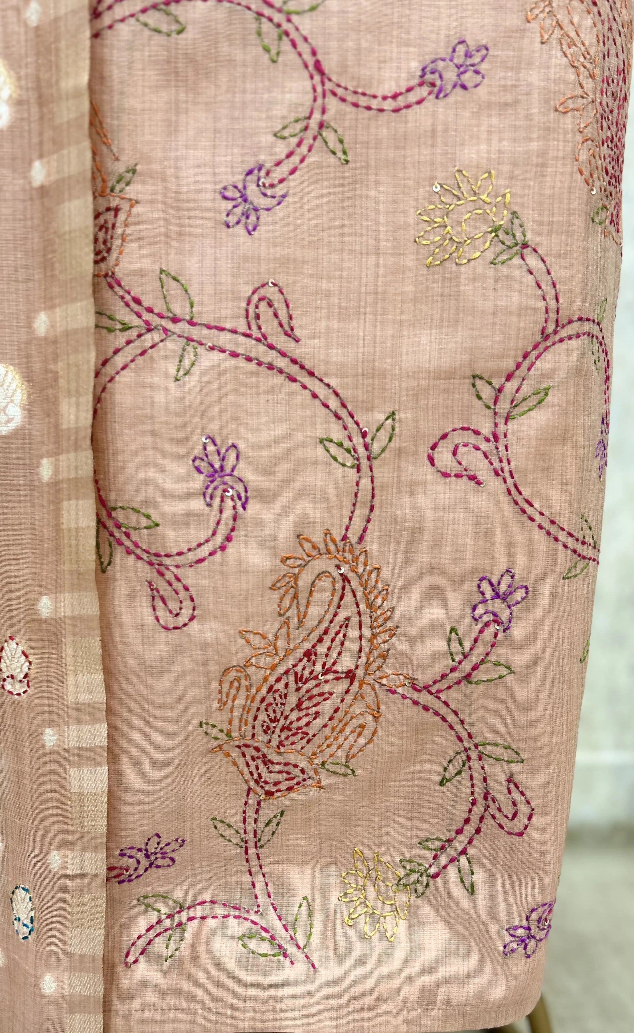 Soft Blush Heritage Unstitched Suit