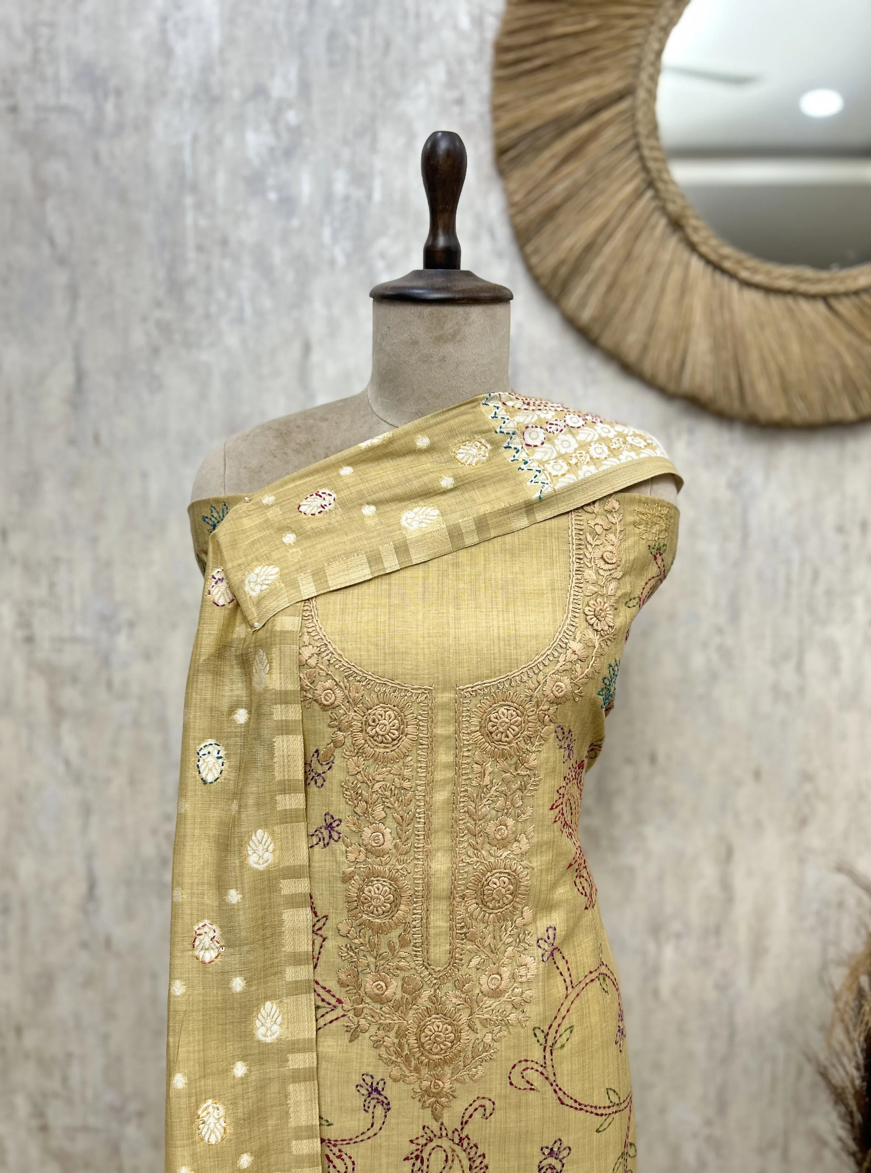 Soft Blush Heritage Unstitched Suit