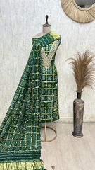 Gajji Gharchola Unstitched Suit Set