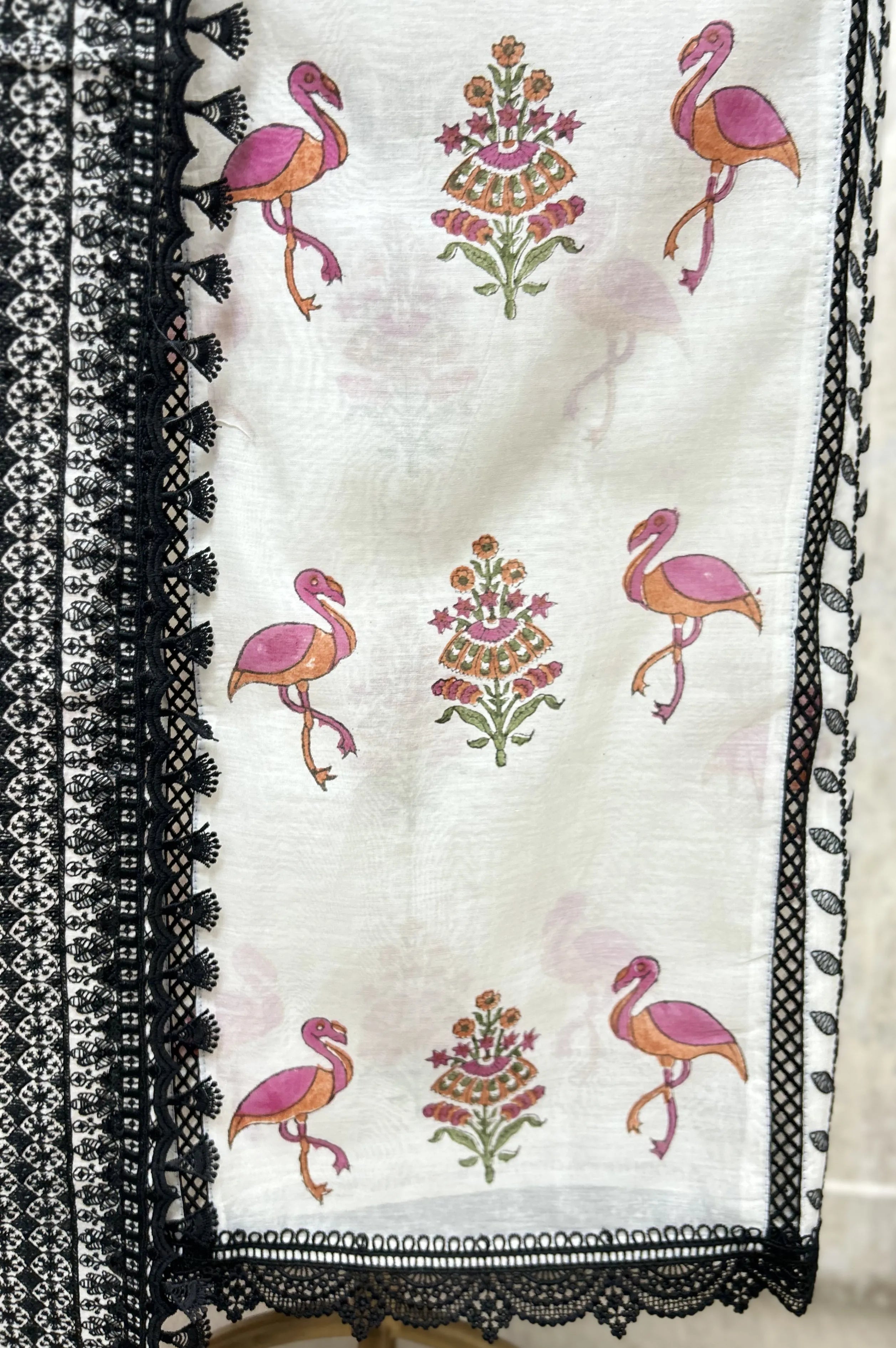 Flamingo Grace Unstitched Suit