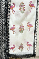 Flamingo Grace Unstitched Suit