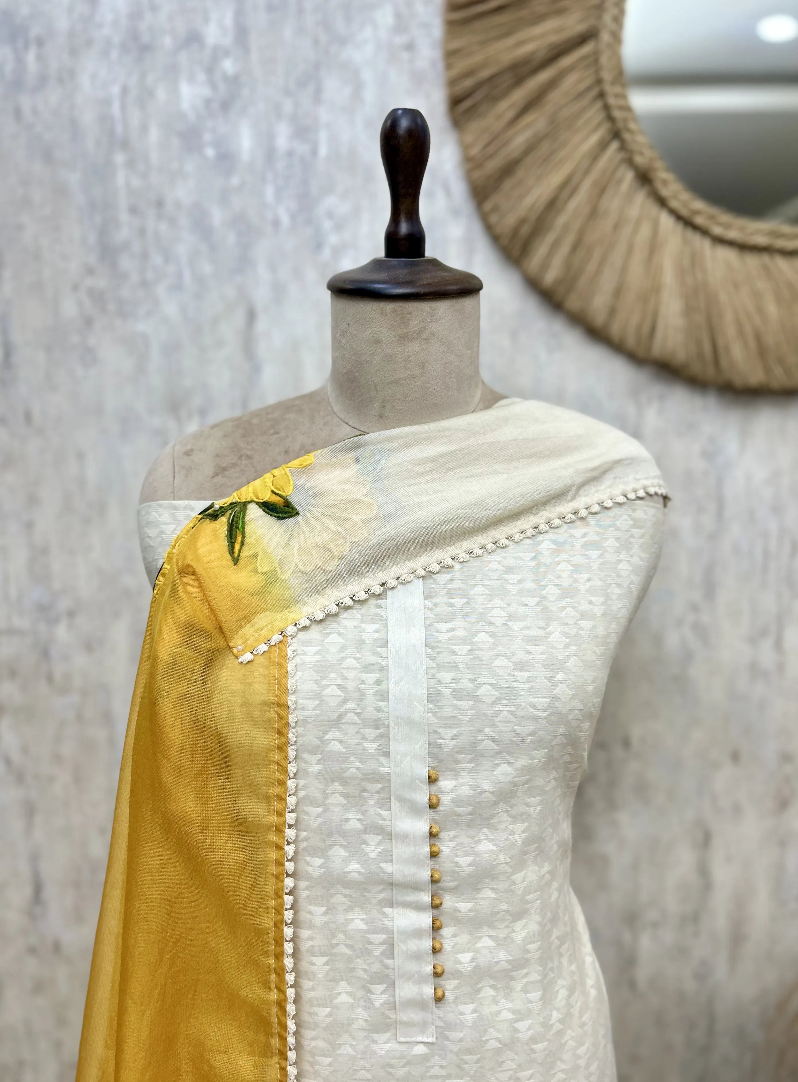 Sunflower Sunshine Unstitched Suit