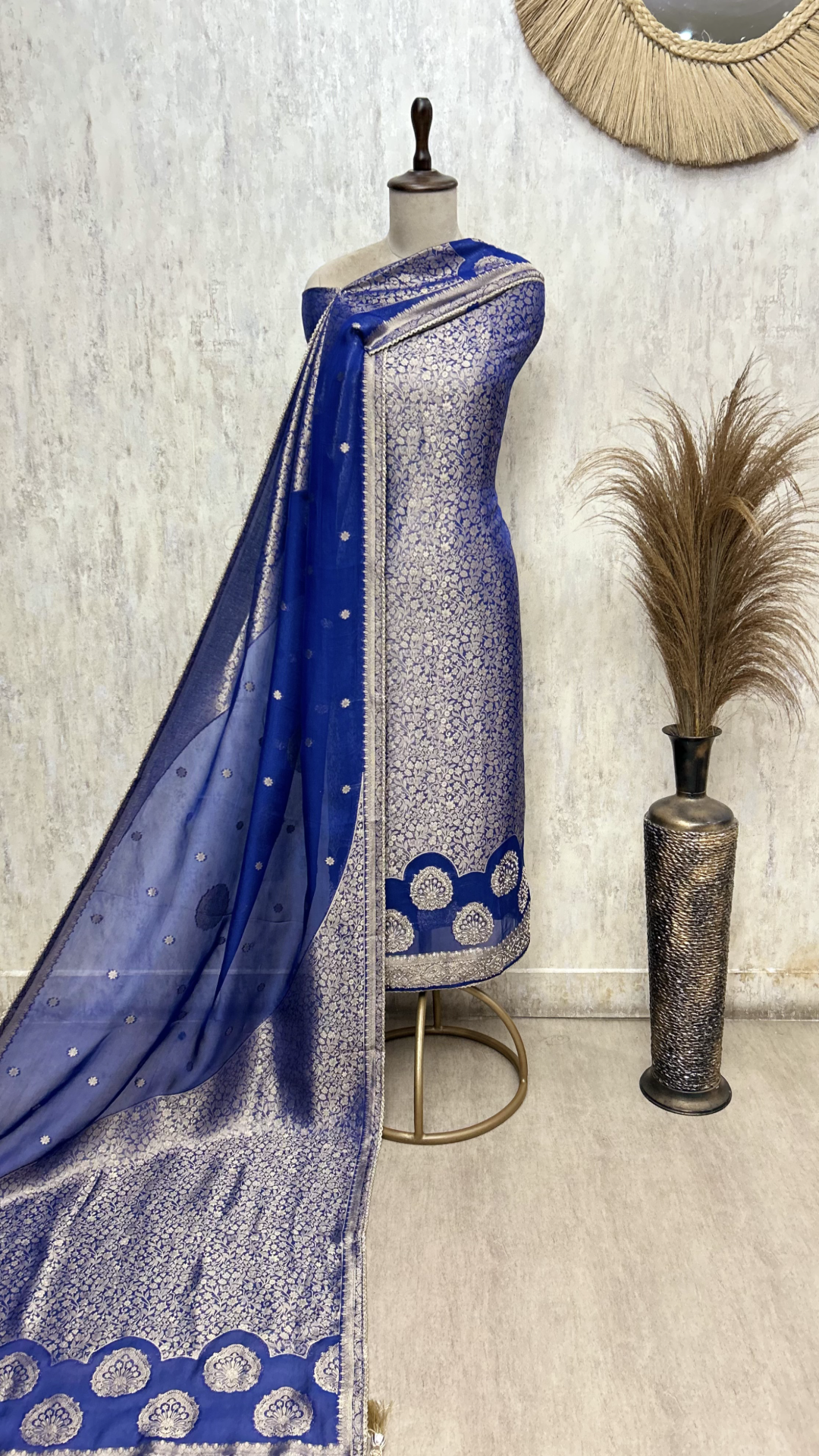 Royal Brocade silk Unstitched Suits