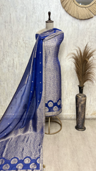 Royal Brocade silk Unstitched Suits