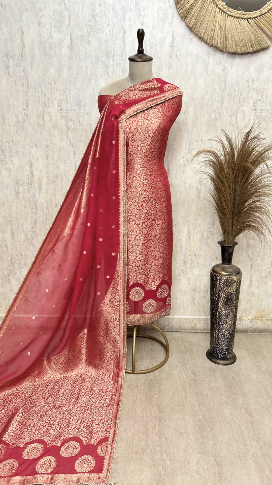 Royal Brocade silk Unstitched Suits