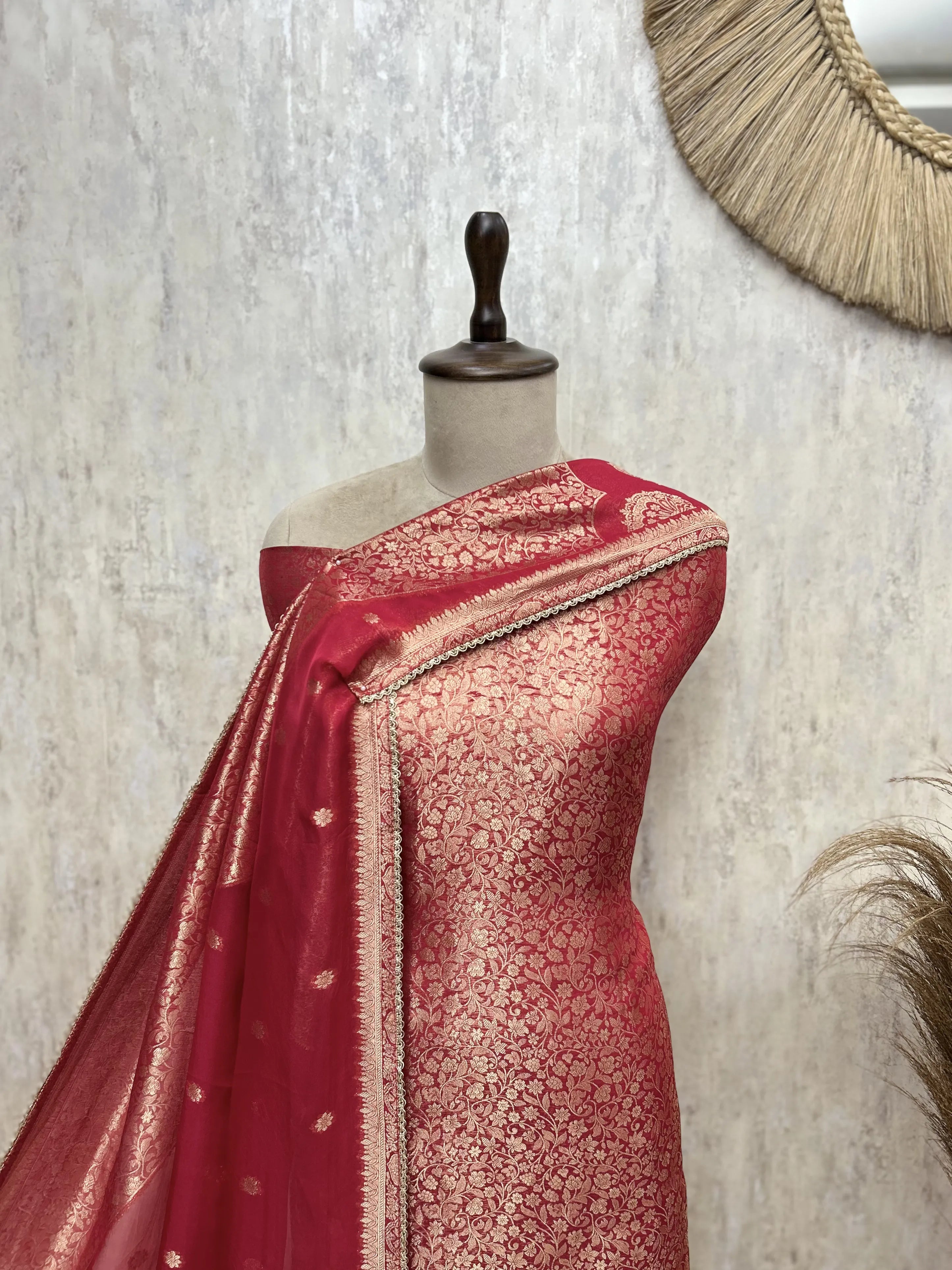 Royal Brocade silk Unstitched Suits