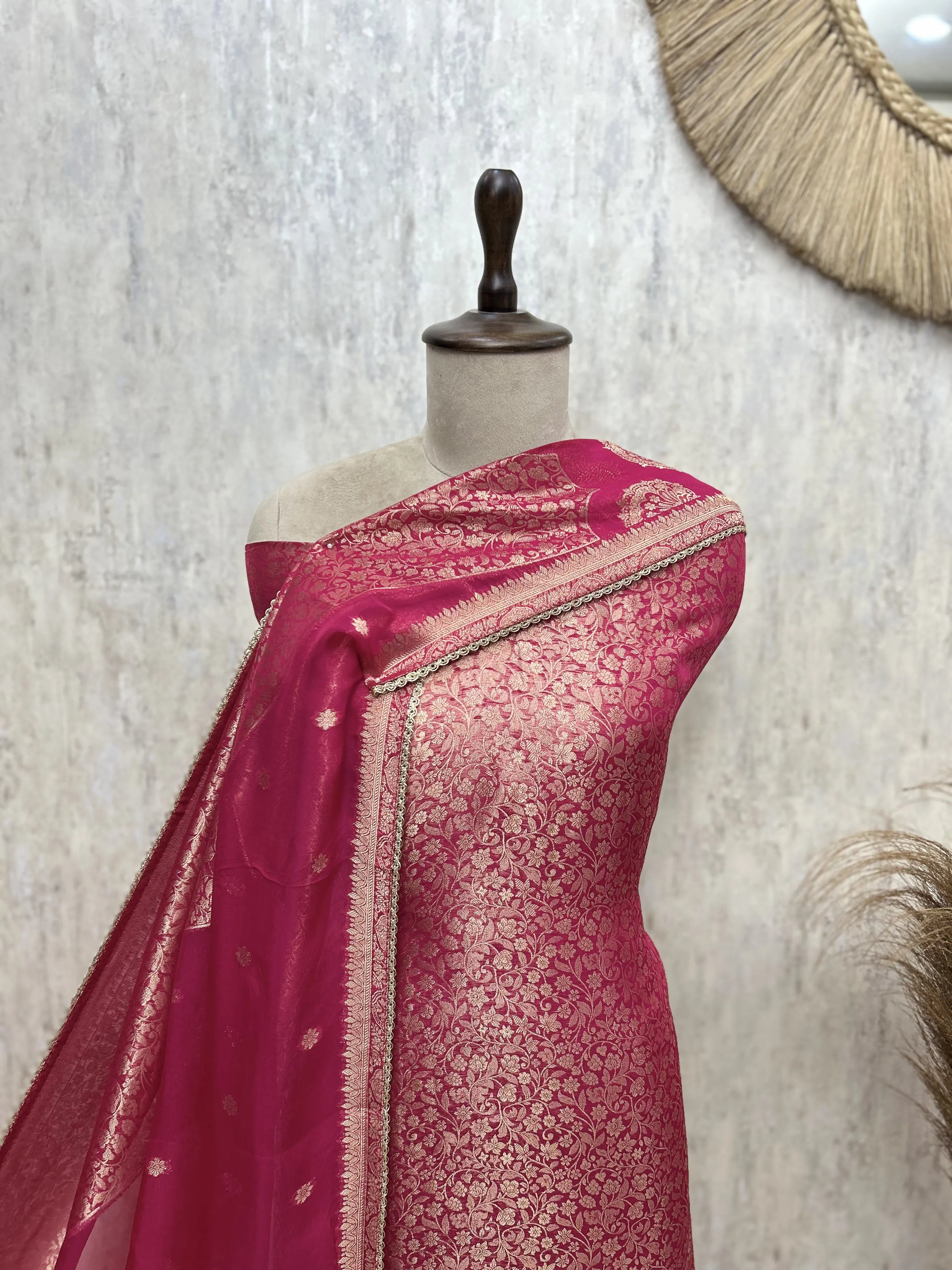 Royal Brocade silk Unstitched Suits