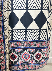 Ethnic Royal Gajji Unstitched Suit