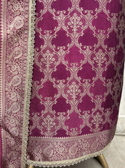 Heritage Motifs Kanjivaram Silk Unstitched Suits