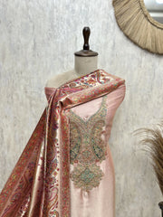 Art of Regal Drape Giraffe Tissue Unstitched Suits