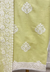Daisy Drape Elegant Unstitched Suit