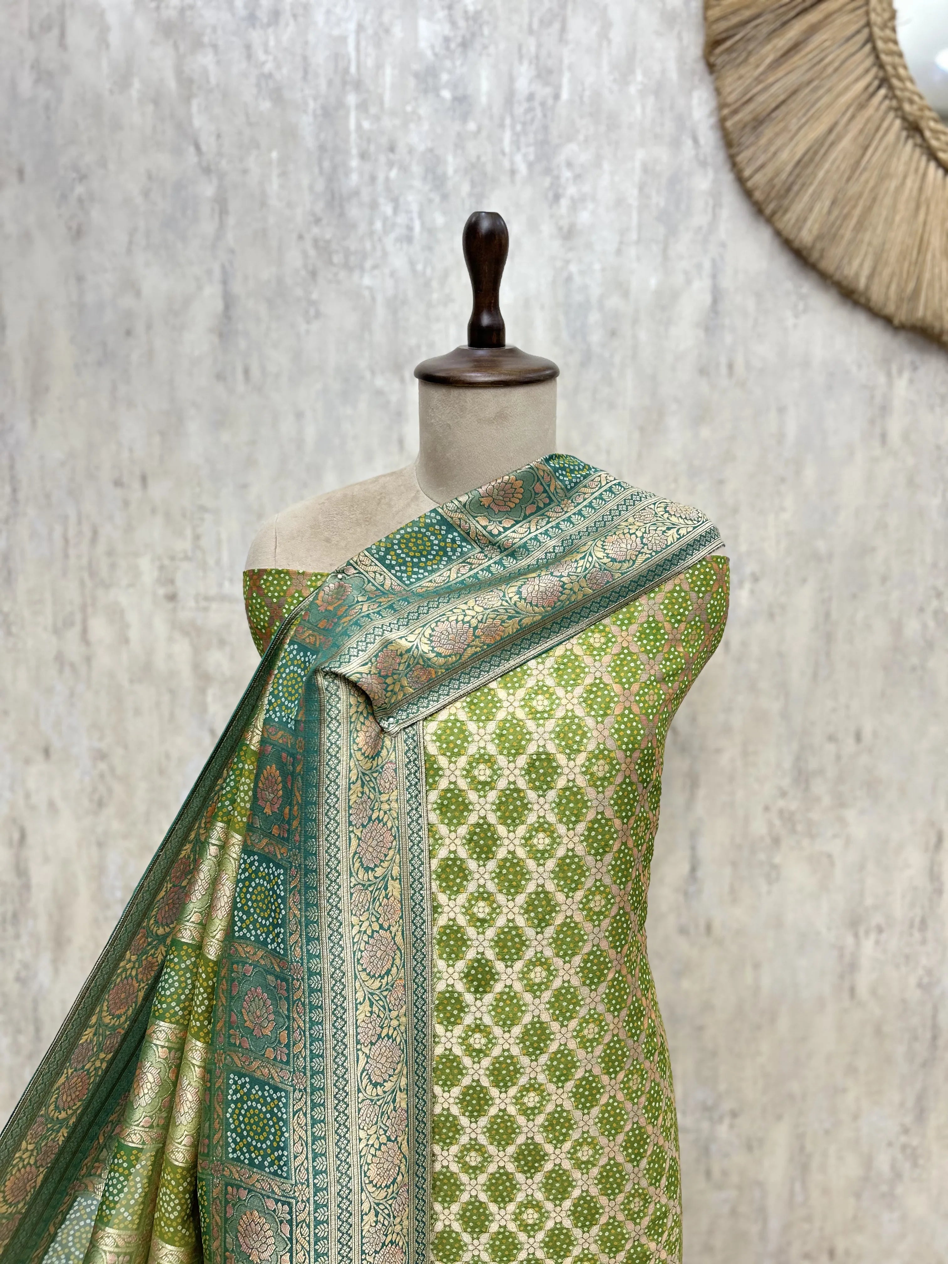 Tradition Woven in Detail Khaddi Georgette Unstitched Suits