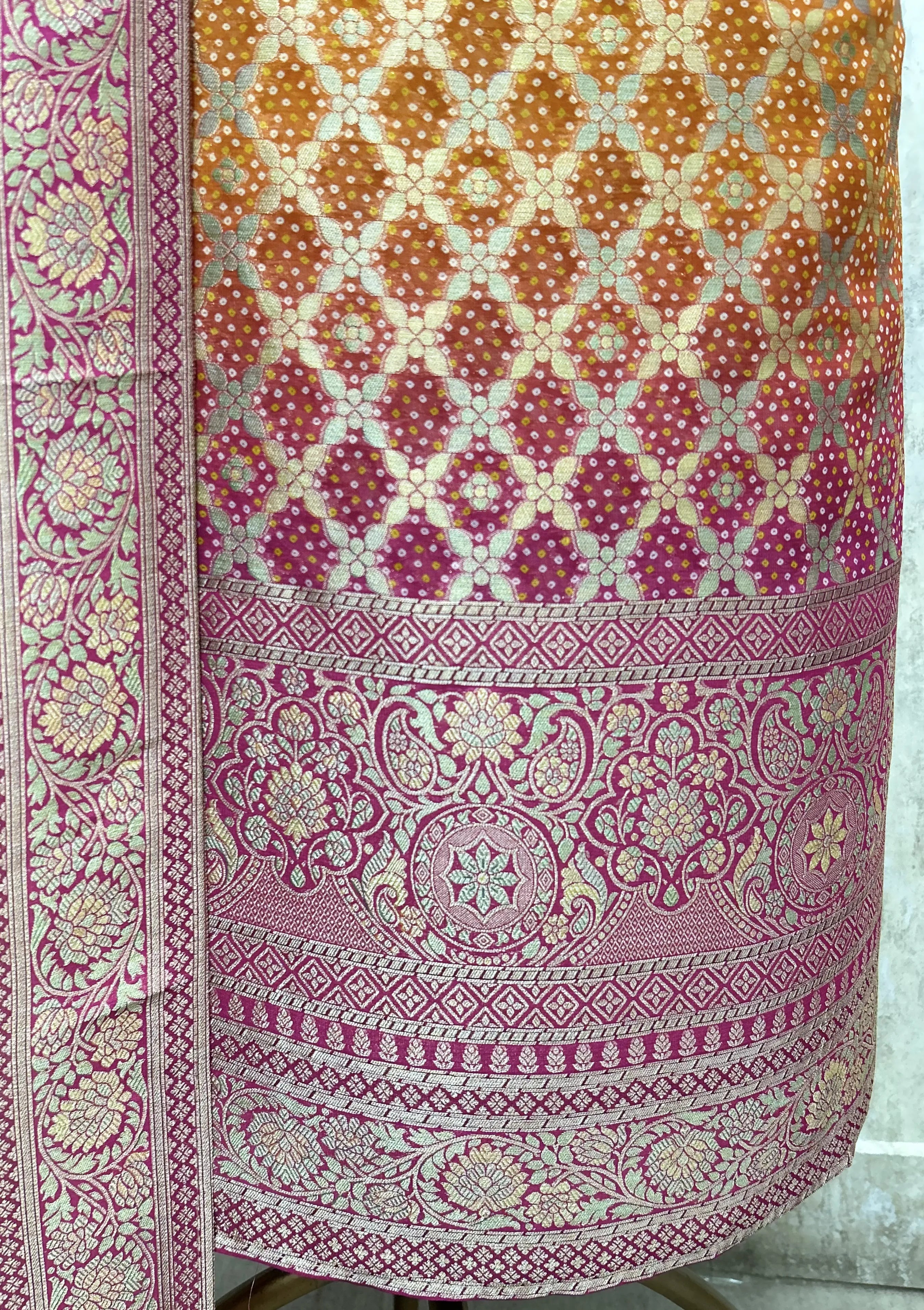 Tradition Woven in Detail Khaddi Georgette Unstitched Suits