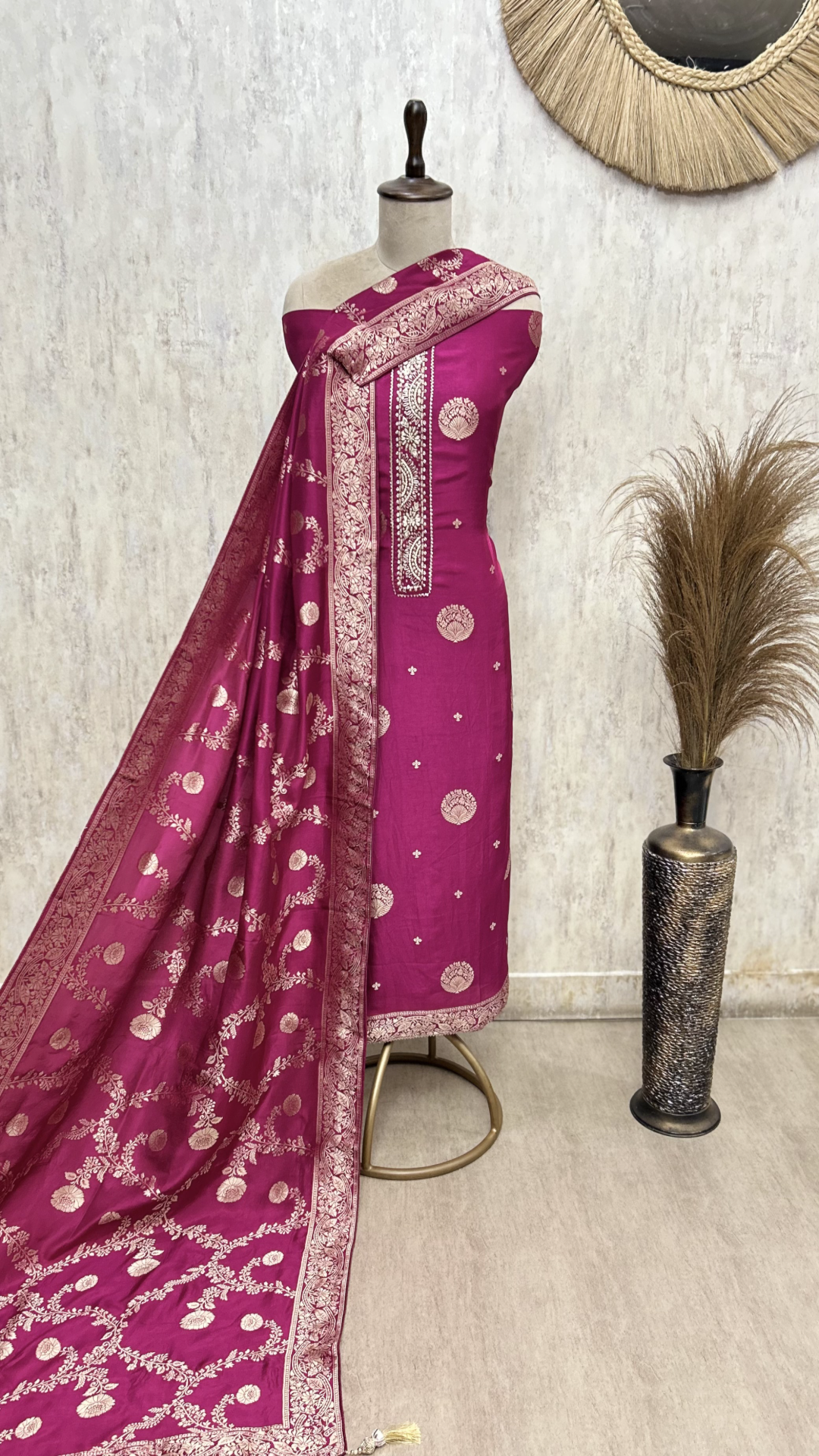 Dola Silk Unstitched Suits