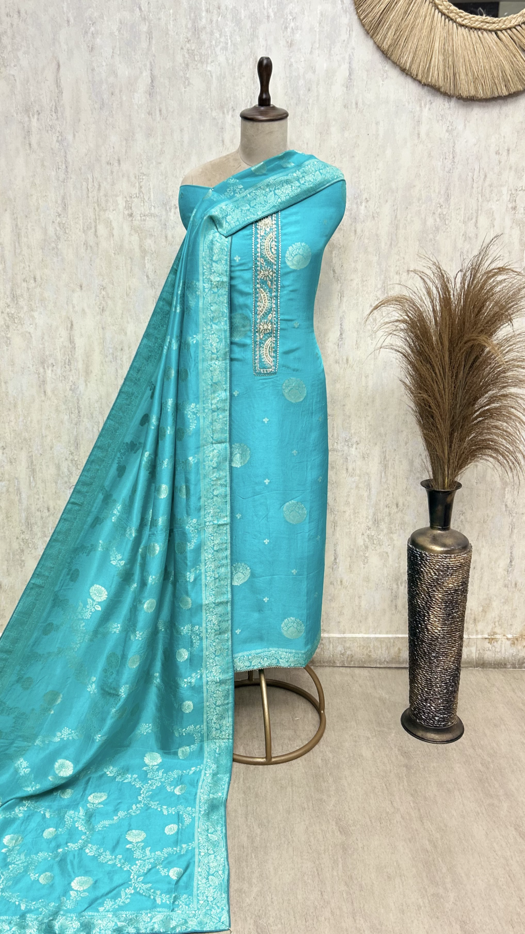 Dola Silk Unstitched Suits