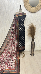 Maheshwari Dot Charm unstitched suits