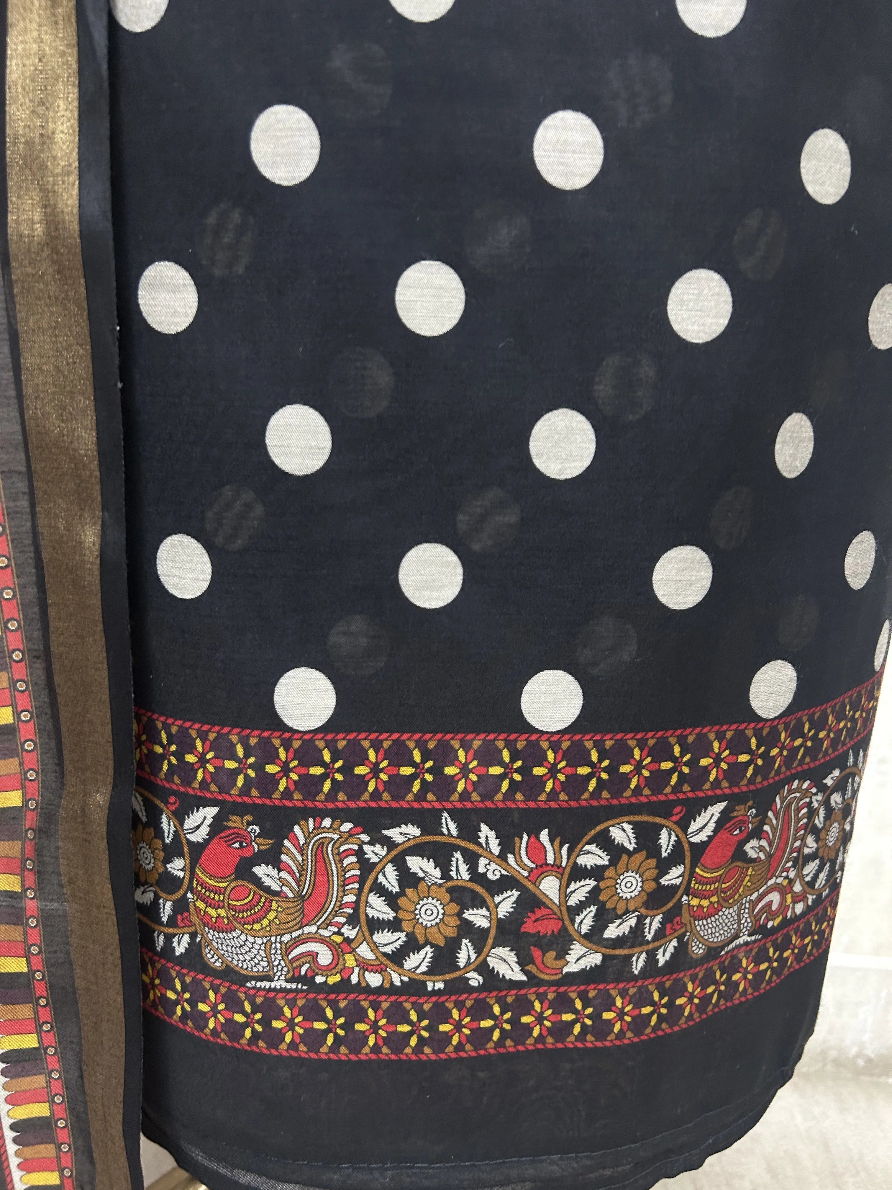 Maheshwari Dot Charm unstitched suits